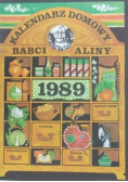 Kalendarz domowy babci Aliny 1989
