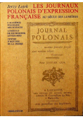 Les Journaux Polonais d'expression Francaise au siecle des lumieres