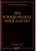 Oda w poezji polskiej. Dzieje gatunku