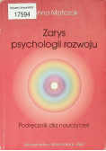 Zarys psychologii rozwoju Podręcznik dla nauczycieli