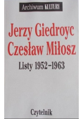 Gierdyc, Miłosz Listy 1952-1963