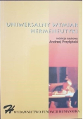 Uniwersalny wymiar hermeneutyki