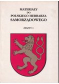 Materiały do polskiego herbarza samorządowego Zeszyt 1