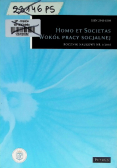 Homo et societas Wokół pracy socjalnej