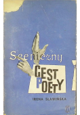 Sceniczny gest poety
