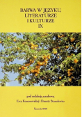 Barwa w języku literaturze i kulturze Tom IX