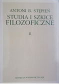 Stępień Studia i szkice filozoficzne II