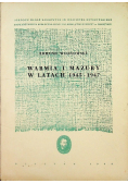 Warmia i Mazury w latach 1945 - 1947