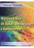 Wprowadzenie do badań operacyjnych z komputerem