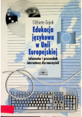 Edukacja językowa w Unii Europejskiej