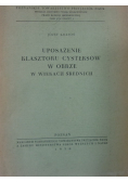 Uposażenie Klasztoru Cystersów w Obrze w wiekach średnich 1950 r.