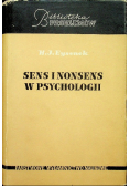 Sens i nonsens w psychologii