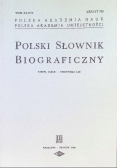 Polski Słownik Biograficzny zeszyt 182