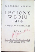 Legiony w boju Tom 1 i 2 1915 r.