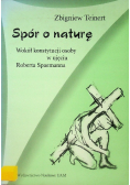 Spór o naturę wokół konstytucji osoby w ujęciu Roberta Spaemanna