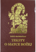 Polskie średniowiecze Teksty o Matce Bożej