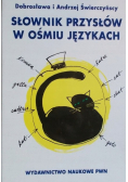 Słownik przysłów w ośmiu językach