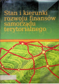 Stan i kierunki rozwoju finansów samorządu terytorialnego