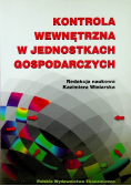 Kontrola wewnętrzna w jednostkach gospodarczych