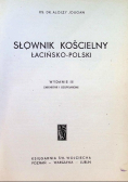 Słownik kościelny łacińsko polski