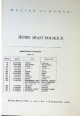 Herby miast Polskich