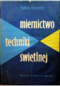 Miernictwo techniki świetlnej
