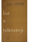 List o tolerancji