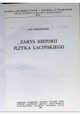 Zarys historii języka łacińskiego