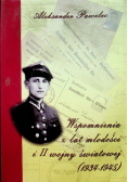 Wspomnienia z lat młodości i II wojny światowej 1934 - 1945