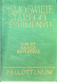 Pismo Święte Starego Testamentu Tom 2 Część 1 Księga Kapłańska
