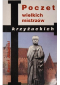 Poczet wielkich mistrzów krzyżackich