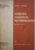 Geometria analityczna wielowymiarowa