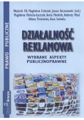 Działalność reklamowa wybrane Aspekty publicznoprawne