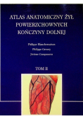 Atlas anatomiczny żył powierzchownych kończyny dolnej Tom II