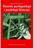 Elementy psychopatologii i psychologii klinicznej