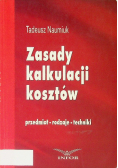 Zasady kalkulacji kosztów