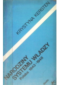 Narodziny systemu władzy  Polska 1943-1948