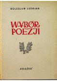 Leśmian Wybór poezji 1946 r.
