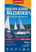 Mapa turystyczna - Wielkie Jeziora Mazurskie 1:50 000