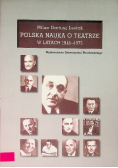Polska nauka o teatrze w latach 1945 - 1975