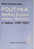 Polityka Wielkiej Brytanii wobec Niemiec w latach 1918 - 1925