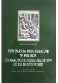 Seminaria diecezjalne w Polsce prowadzone przez Jezuitów od XVI do XVIII wieku