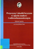 Przyczyny i skutki kryzysu w ujęciu makro i mikroekonomicznym
