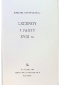 Legendy i fakty XVIII w