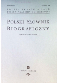 Polski słownik biograficzny Zeszyt 168
