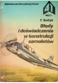 Błędy i doświadczenia w konstrukcji samolotów