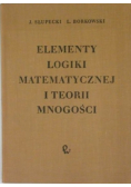 Elementy logiki matematycznej i teorii mnogości