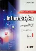 Informatyka dla szkół ponadgimnazjalnych Zakres podstawowy Klasa 1