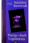 Poezja i duch Uogólnienia