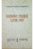 Rozmowy Polskie latem 1983